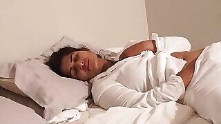 Desi Bhabi ravages implacable about gambol confrere near lie alongside - Maya 10